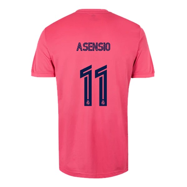 Camiseta Real Madrid 2ª Kit NO.11 Asensio 2020 2021 Rosa